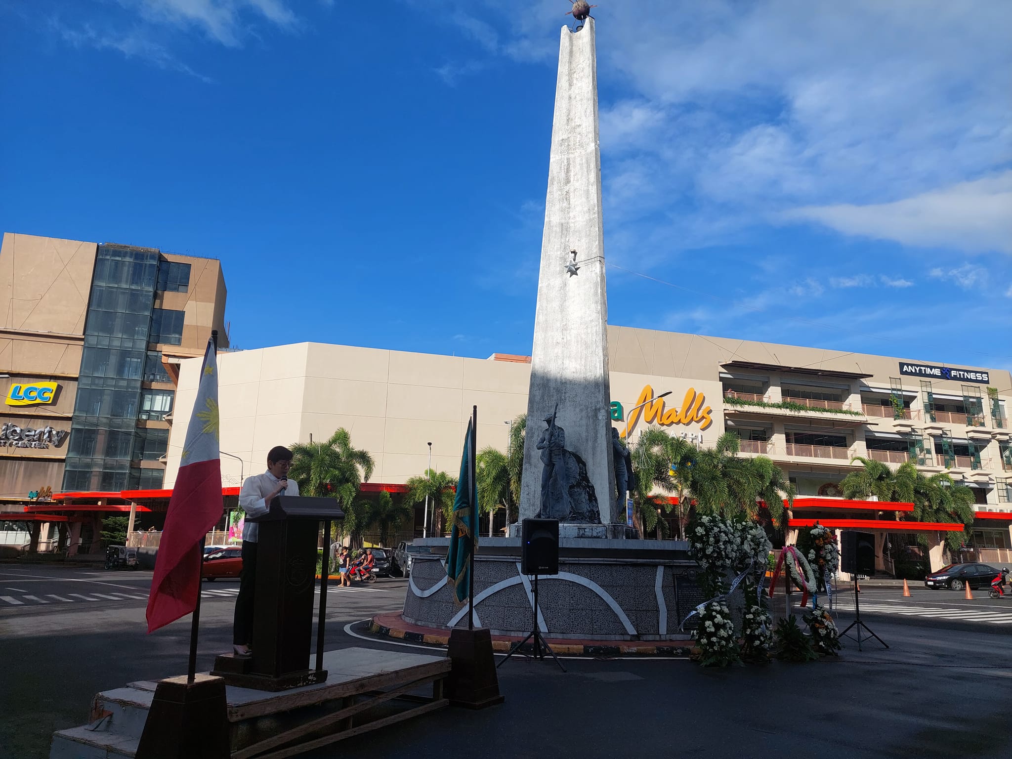 Battle of Legazpi Pylon during the 124th anniversary of the Battle of Legazpi Battle of Legazpi Pylon during the 124th anniversary of the Battle of Legazpi