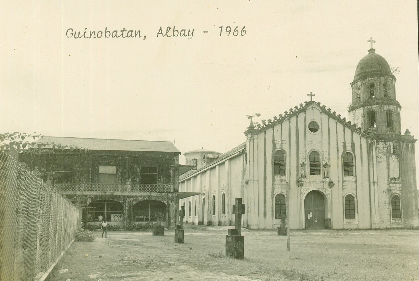 Guinobatan Church in 1966 | From the OFM Archives Guinobatan Church in 1966 | From the OFM Archives